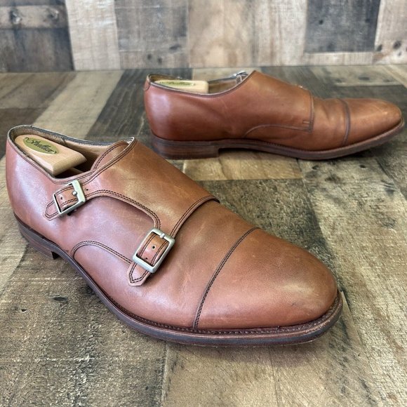 Alfred Sargent + J. Crew Double Monk Strap Oxford Dress Shoes Mens 11.5 - Picture 1 of 12
